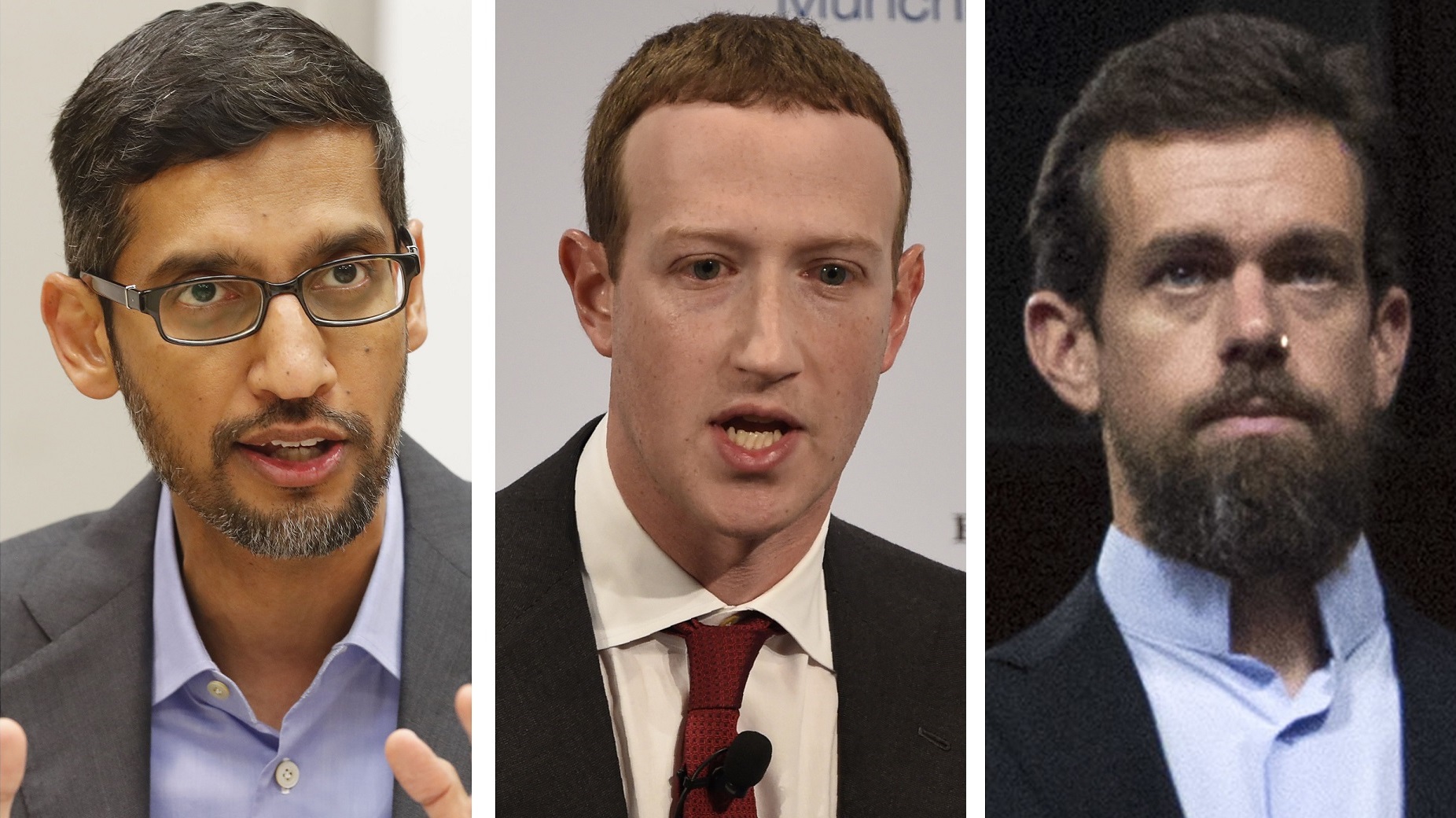 Pichai. Zuckerberg. Dorsey