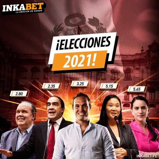 Perú: las Elecciones Presidenciales 2021 son la nueva apuesta de Inkabet 3 elecciones inkabet