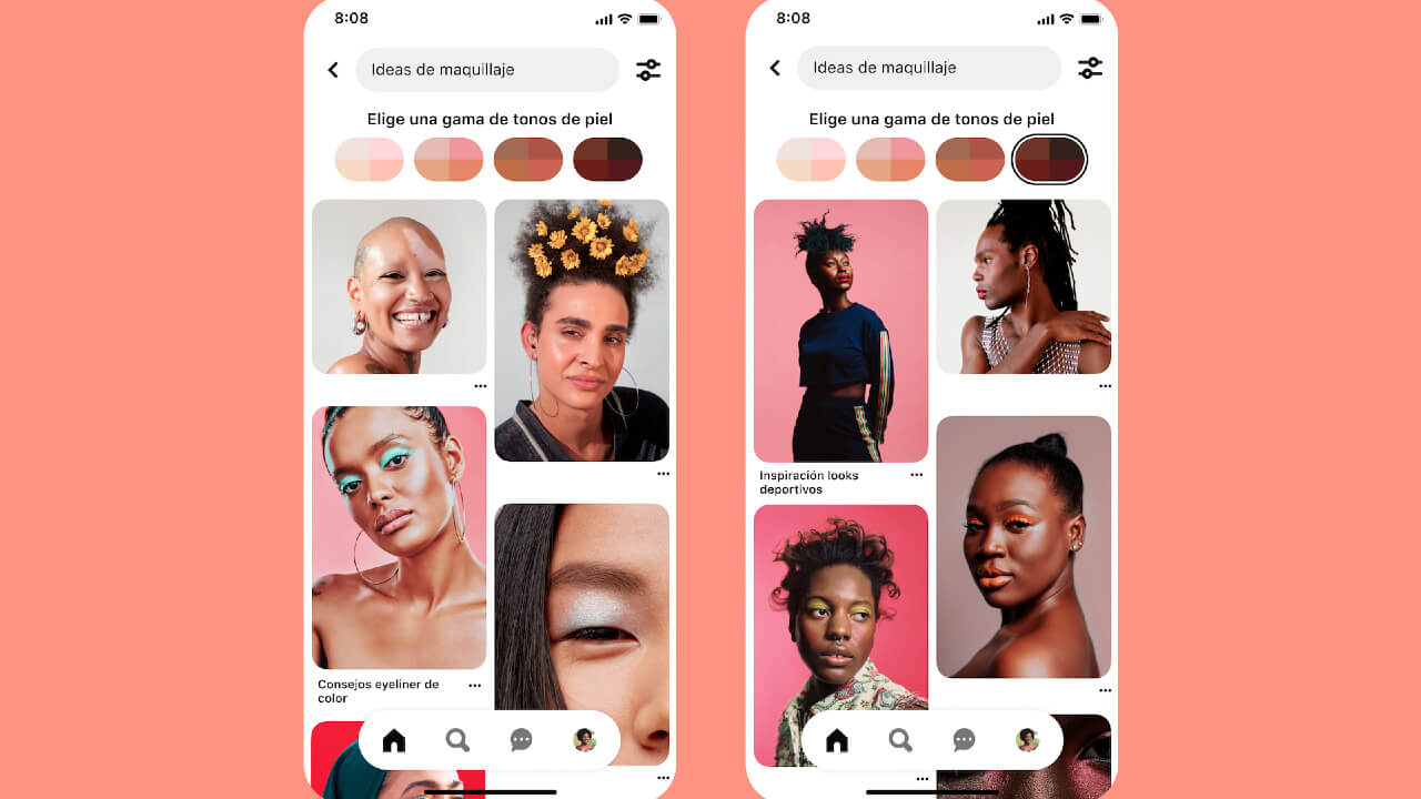Pinterest estrena función para encontrar contenido según el tono de piel en 13 países 1 Pinterest
