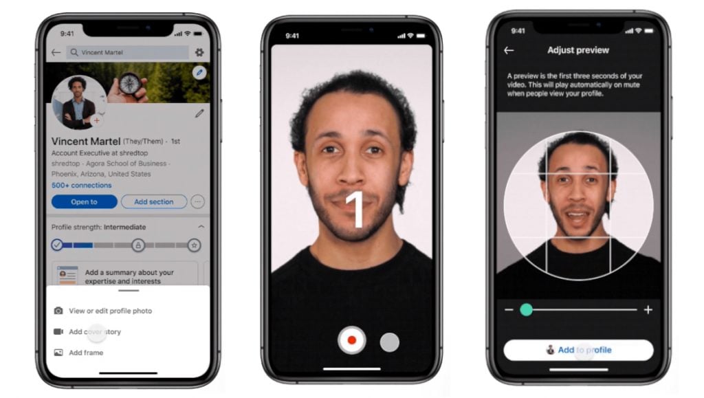 Así se verá el nuevo perfil interactivo e inclusivo de Linkedin 2 cover storie