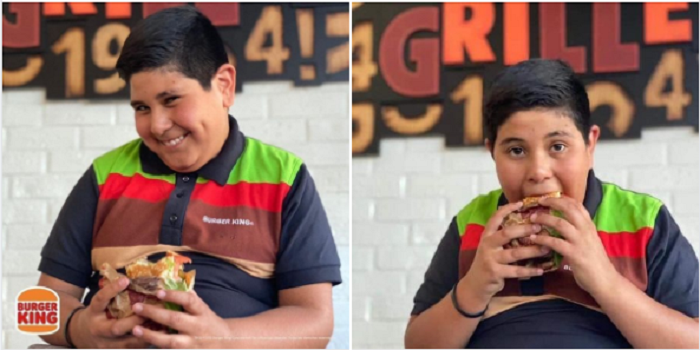 Elías Luzanilla, el niño viral del meme de Oxxo, ahora es imagen de Burger King 1 elias burguer king