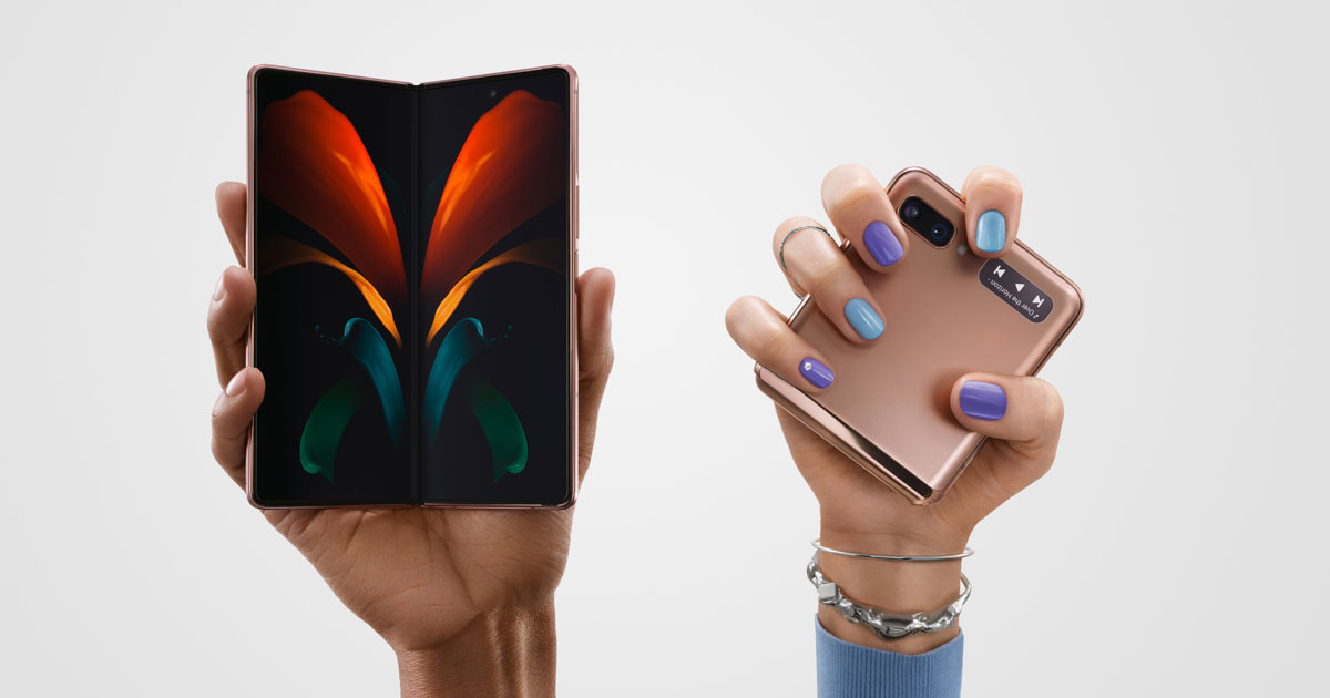 Con este spot de espíritu sicodélico Samsung promociona sus nuevos celulares plegables 1 samsung plegable