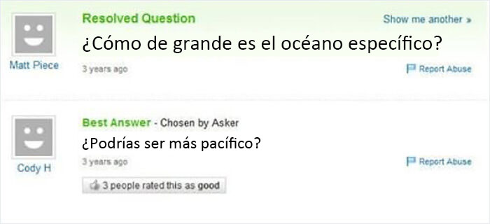 Las 10 preguntas más hilarantes del desahuciado Yahoo Respuestas 10 yahoo 2