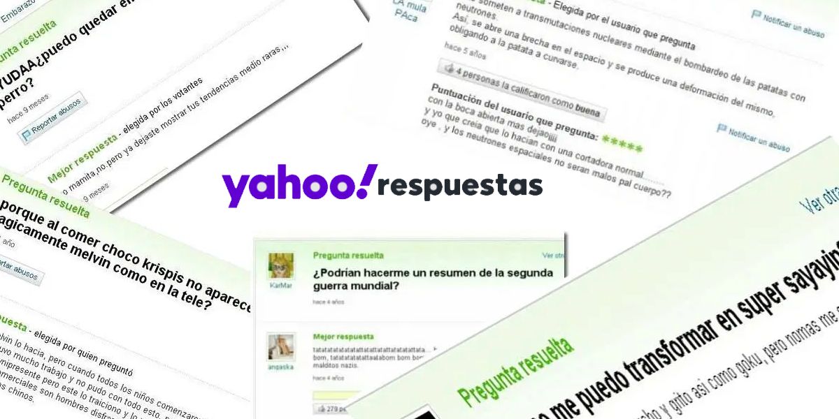 Las 10 preguntas más hilarantes del desahuciado Yahoo Respuestas 1 yahoo respuestas
