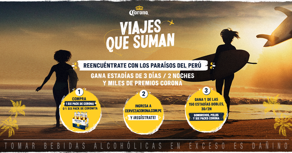 “Viajes que suman”, la iniciativa de cerveza Corona que busca reactivar el turismo local 1 “Viajes que suman”, la iniciativa de cerveza Corona que busca reativar el turismo local