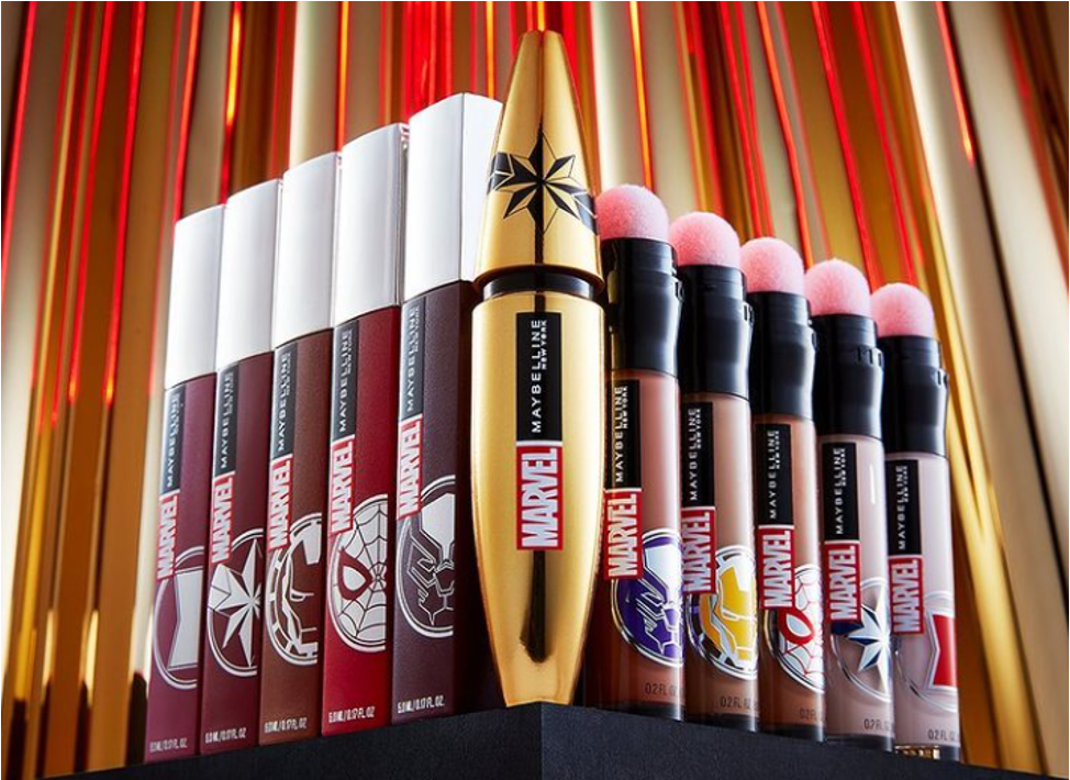 Superhéroes de Marvel inspiran nueva línea de cosméticos de Maybelline 1 maybelline2