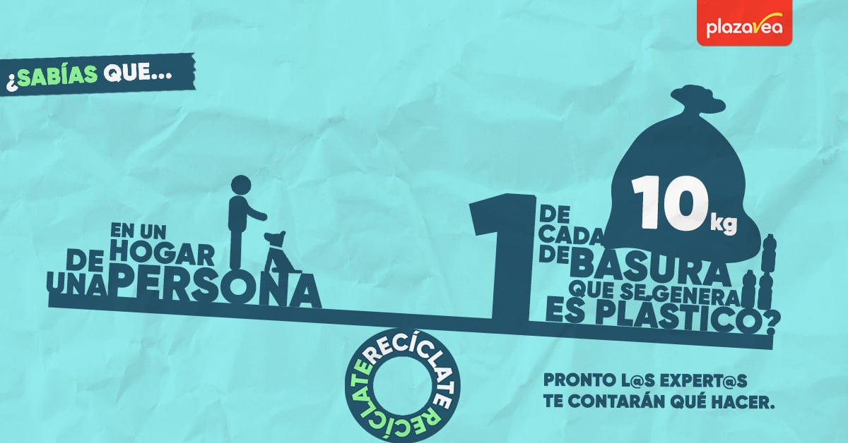 #ReciclaConsciente: la nueva campaña de concientización ambiental plazaVea 1 ReciclaConsciente la nueva campana de responsabilidad social de plazaVea 1