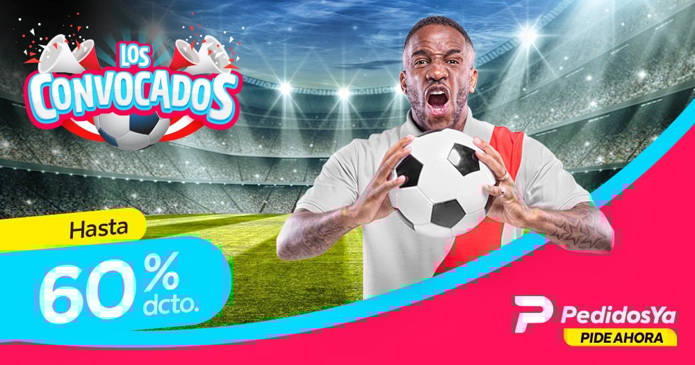 Farfán y Carrillo protagonizan campaña “Los Convocados” de PedidosYa con descuentos y promociones 1 Farfán y Carrillo protagonizan campaña “Los Convocados” de PedidosYa con descuentos y promociones