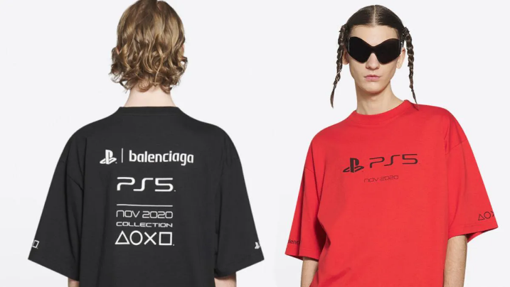 PlayStation lanza colección de alta costura y las piezas resultan más caras que la propia consola 1 balenciaga ps