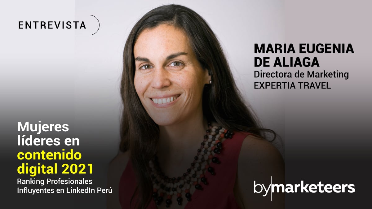 Entrevista: El contenido de valor en redes es parte de tu branding personal, opina María Eugenia de Aliaga 1 maria eugenia