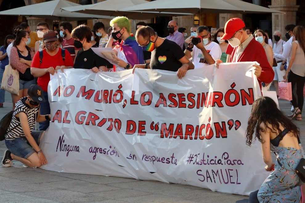 #Justiciaparasamuel campaña expone la violencia contra el colectivo LGBT+ en España 1 60e3593451951