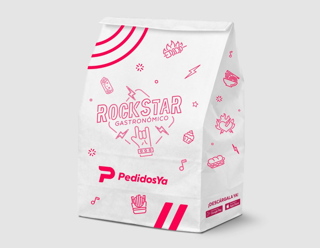 Bolsa rockstar blanco bolsa