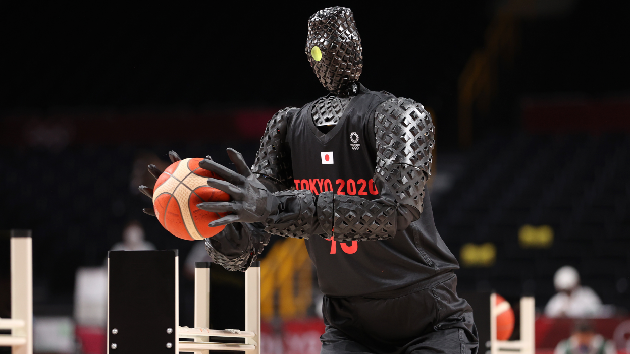 Tokio 2020: este robot trabaja como asistente en los juegos de baloncesto olímpico 1 hero