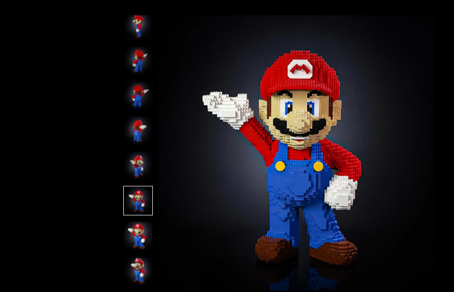 Diseñan estatua de Mario Bros hecha con casi mil bloques de Lego 1 mario escultura