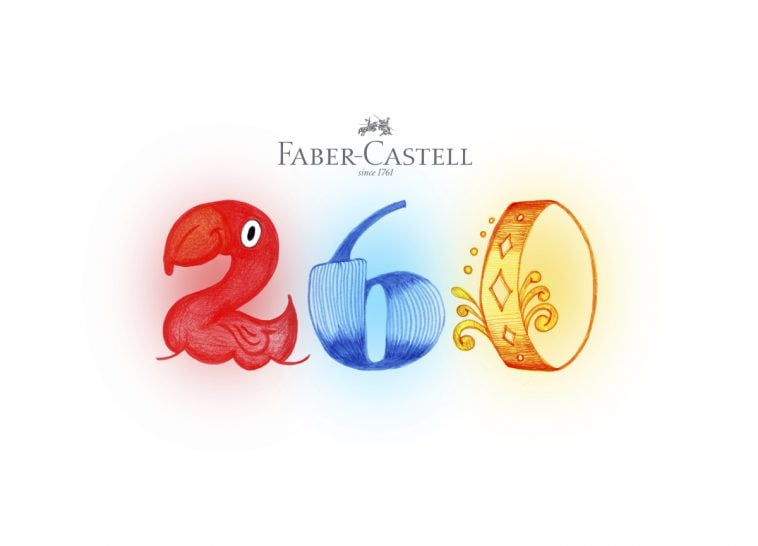 Faber Castell celebra sus 260 años retando a los creativos peruanos en Instagram 1 Anniversary logo FC 260 horizontal incl brand logo Original 71824 758x546 1