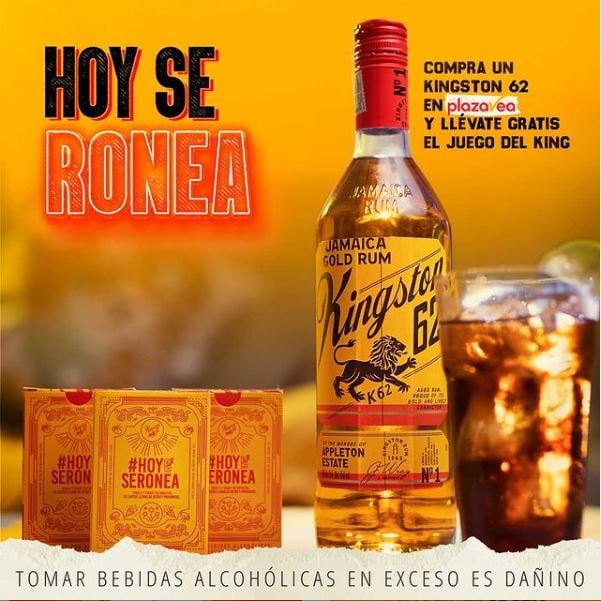 Rebranding: Ron Appleton Special ahora es Kingston 62 3 Un afiche con promoción al ron kingston 62