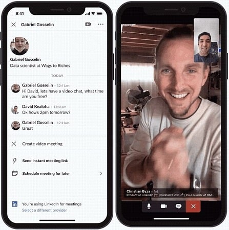 Linkedin lanza su propia herramienta de videollamadas junto a Microsoft 2 VideoMeeting1 min