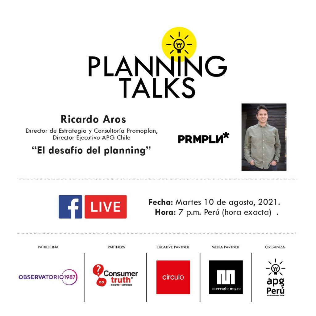 APG Perú celebró la edición #24 de los Planning Talks: "El desafío del planning" 2 Grafica de un evento