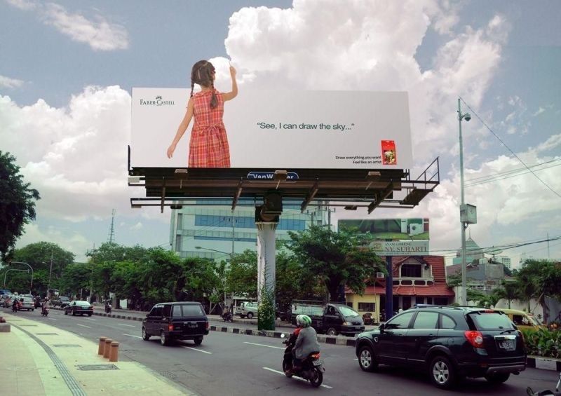 OOH: este anuncio icónico de Faber-Castell todavía es viral en redes sociales 1 faber castell ooh