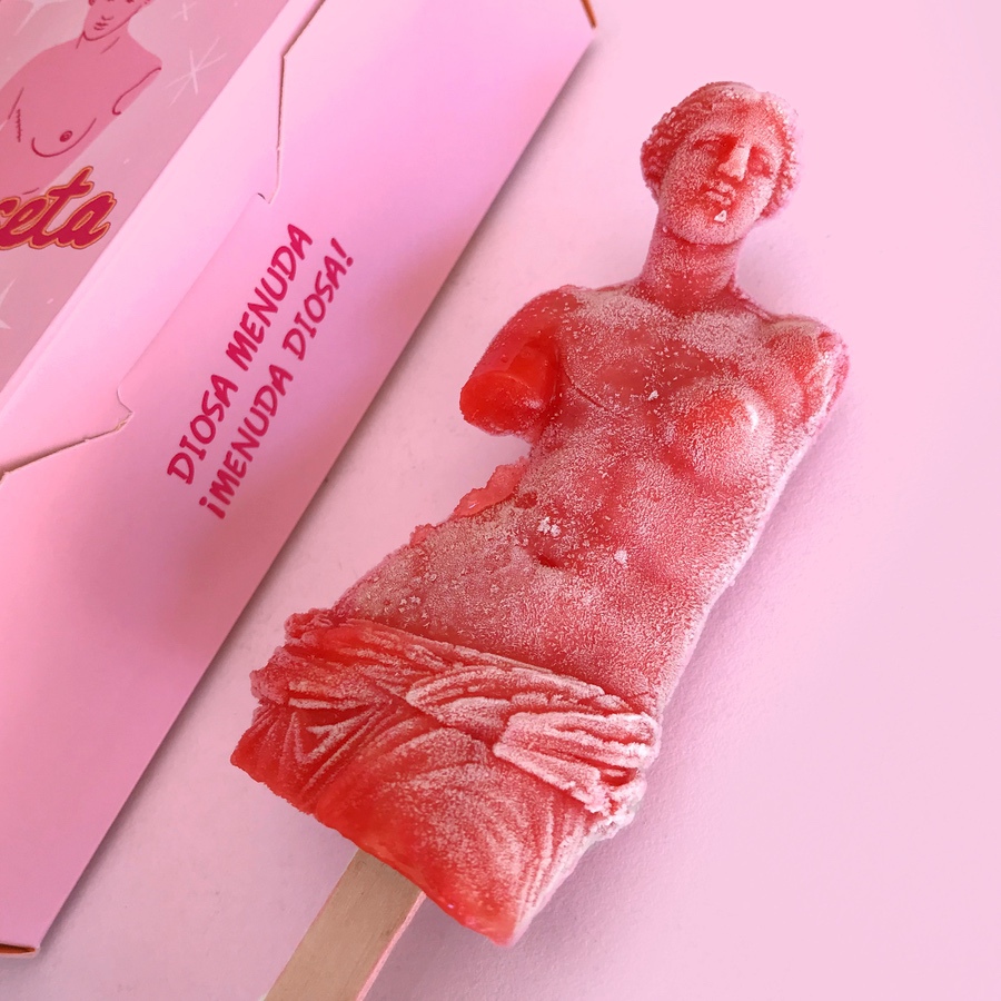 Promocionan helado con una diosa mutilada para concienciar sobre el cáncer de mama 1 la venuseta 0003