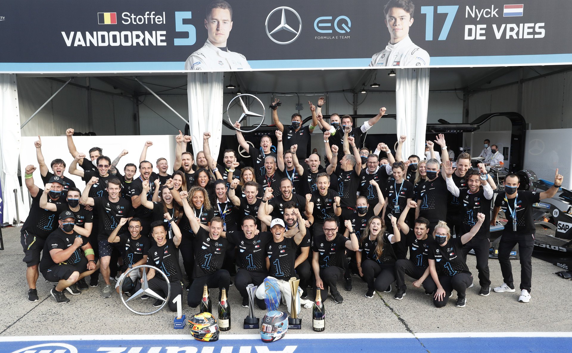 Mercedes Benz anunció su retiro del Mundial de Fórmula E al finalizar la temporada 1 mercedes benz eq at the 2021 formula e berlin e