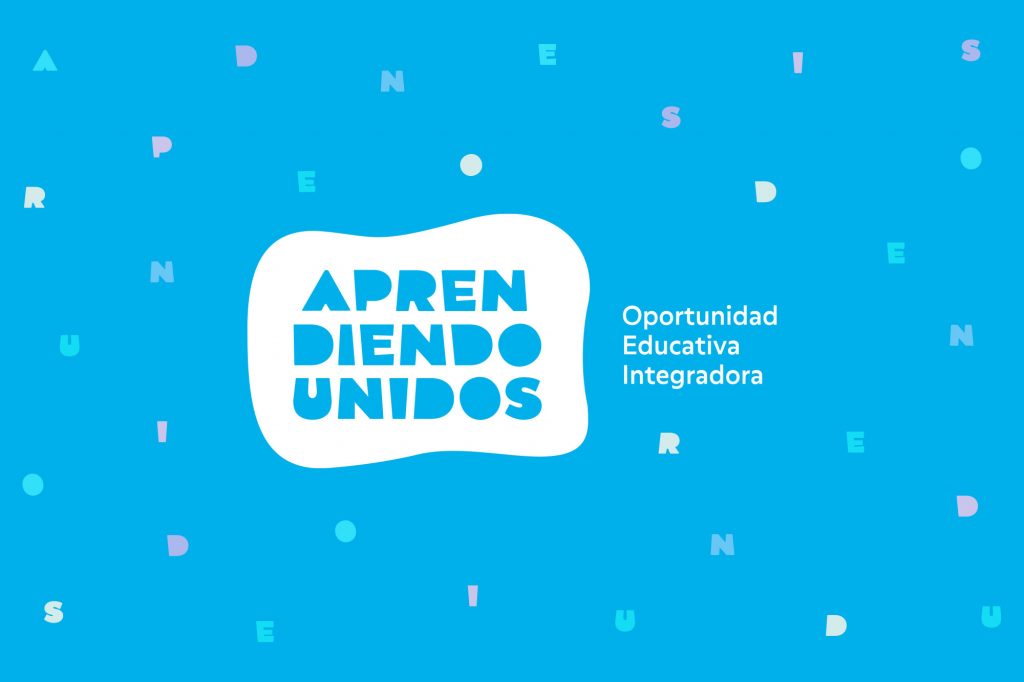 Afiche de Aprendiendo Unidos programa educativo gratuito 