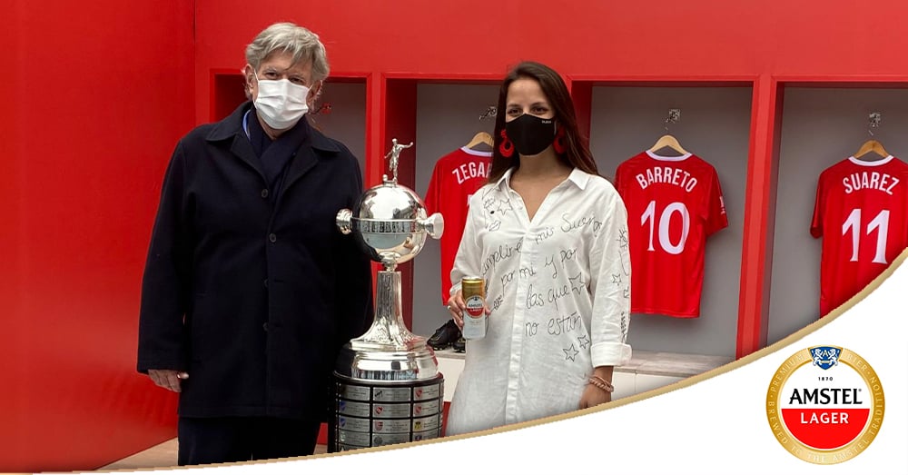 Amstel regresó el trofeo de la Conmebol Libertadores al Perú 1 Amstel regresó el trofeo de la Conmebol Libertadores al Perú