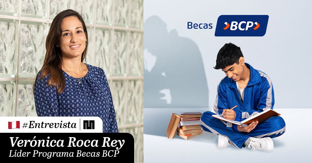Entrevista: mil jóvenes peruanos serán becados por el BCP en las universidades más prestigiosas del país 1 Veronica Roca Rey Becas BCP 1