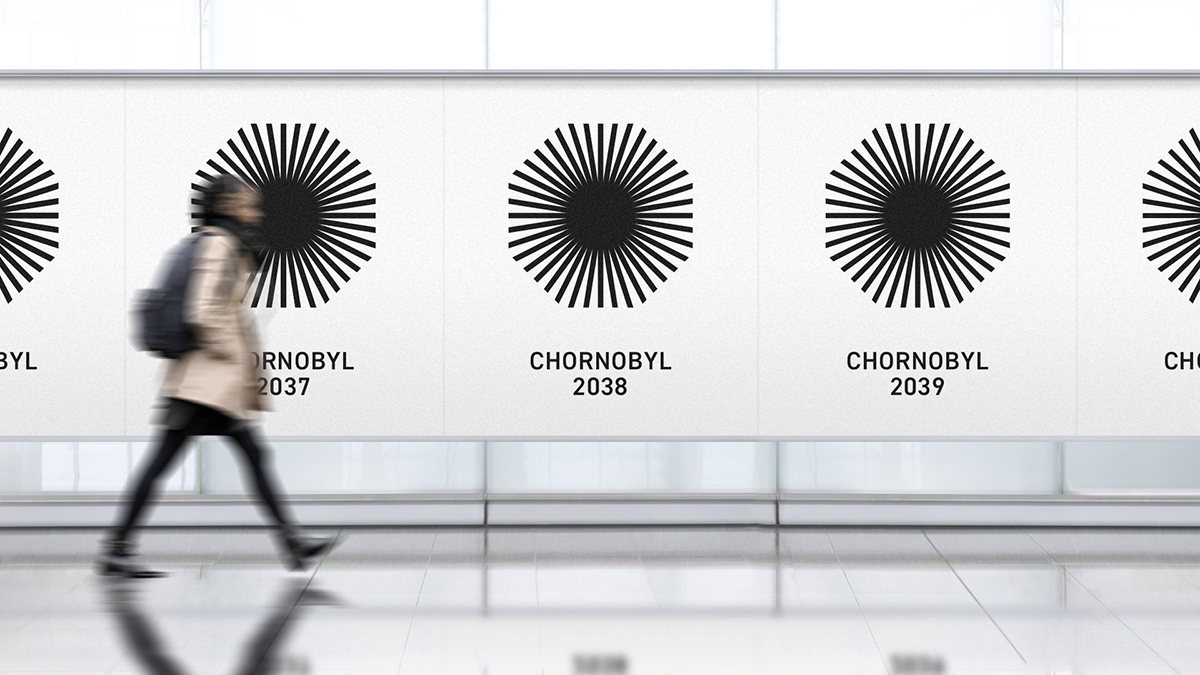 Branding: Diseñan logo progresivo para acompañar la historia de Chernobyl 1 chernobyl logo 01 1