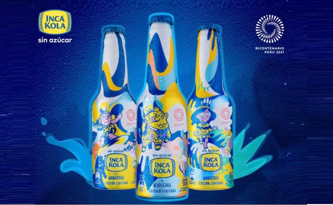 Packaging: Inca Kola presenta trío de botellas coleccionables en homenaje a bicentenario del Perú 1 inca kola bicentenario