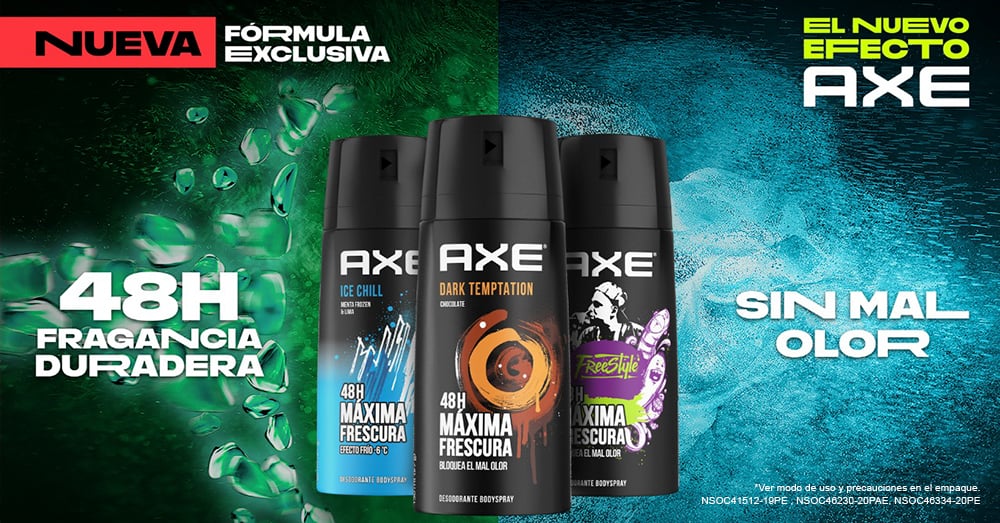AXE vuelve a sus raíces con un rebranding completo de imagen y formulación 1 PORTAL AXE