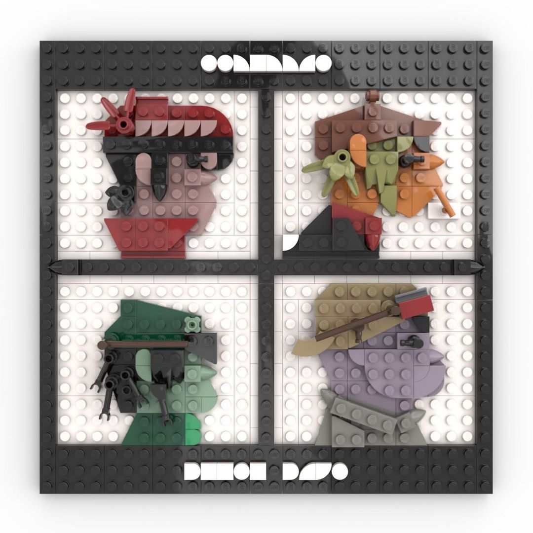 Recrean portadas de álbumes musicales icónicos con piezas Lego 1 download 3 15