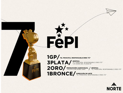 Norte, la consultora creativa que se llevó siete galardones de los FePI 2021 2 Siete premios FEPI