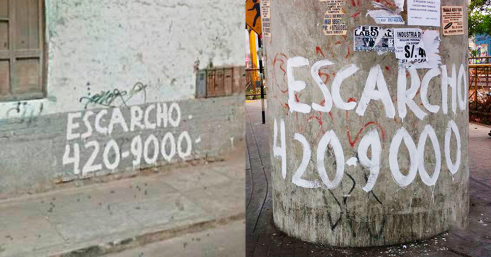 Estas son las teorías acerca del anuncio viral grabado en los muros del Perú 1 Escarcho 420 9000 Estas son las teorias acerca del viral anuncio
