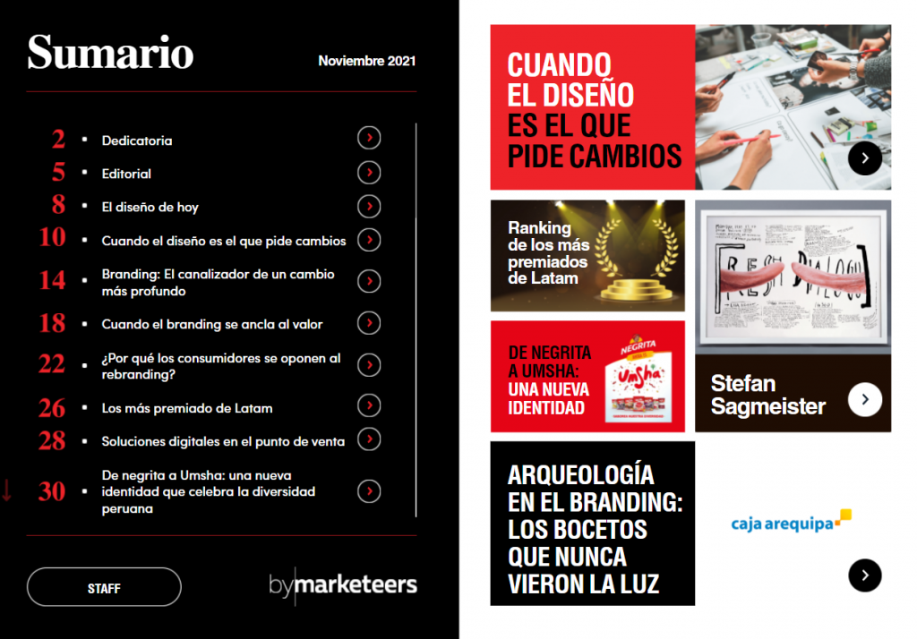 Ya salió la 4ta edición de By Marketeers, dedicada al diseño peruano 3 bymarketeers 2