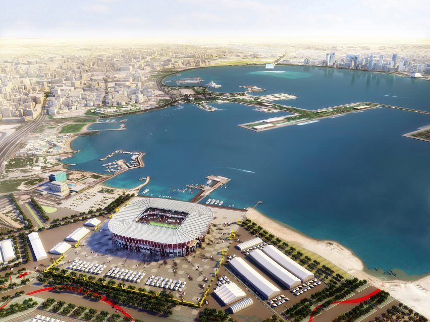 Mundial de Qatar contará con estadio desmontable hecho con material reciclado 3 qatar 2