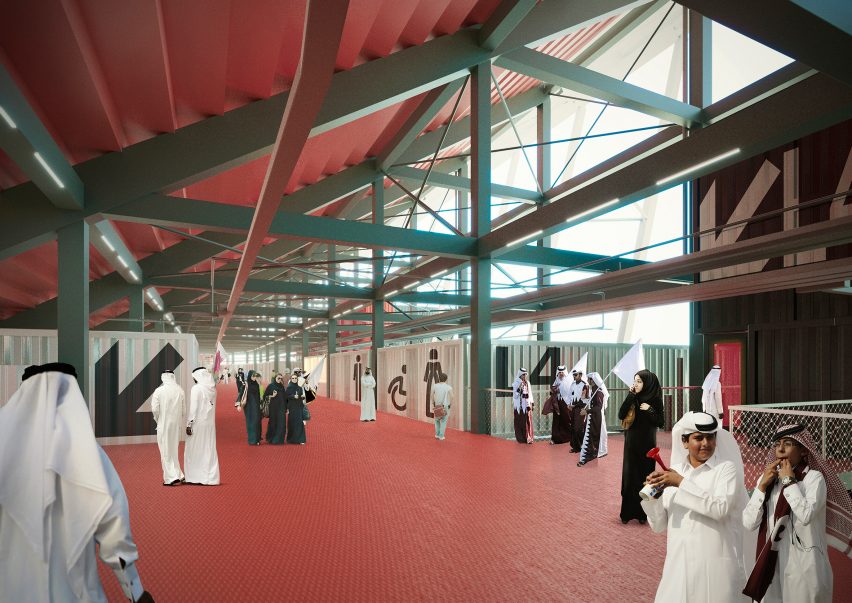 Mundial de Qatar contará con estadio desmontable hecho con material reciclado 6 qatar 7