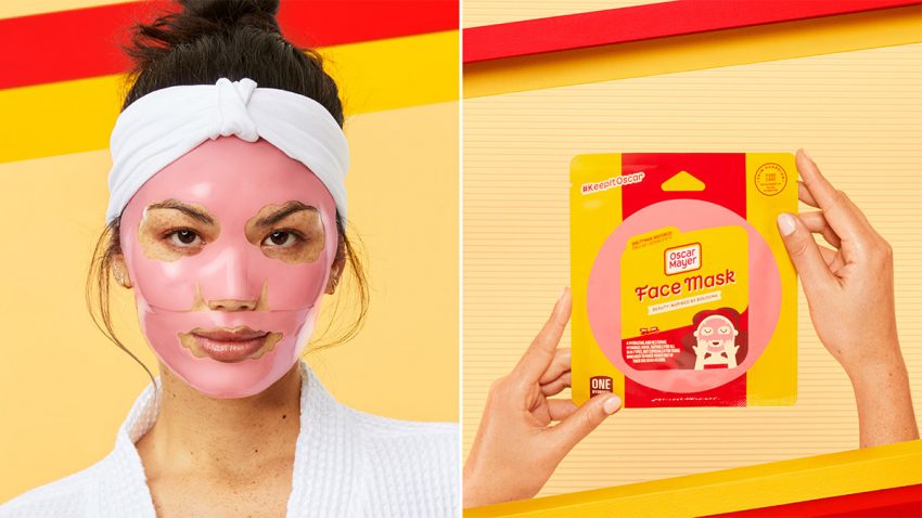 Oscar Mayer desafía la industria de la belleza lanzando una mascarilla de mortadela 1 oscar mayer face mask 850x478 1