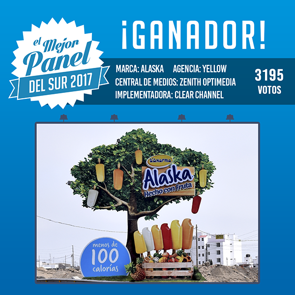 #ElMejorPaneldelSur siente el calor del verano y da una mirada al 2017 2 ALASKA PANEL GANADOR