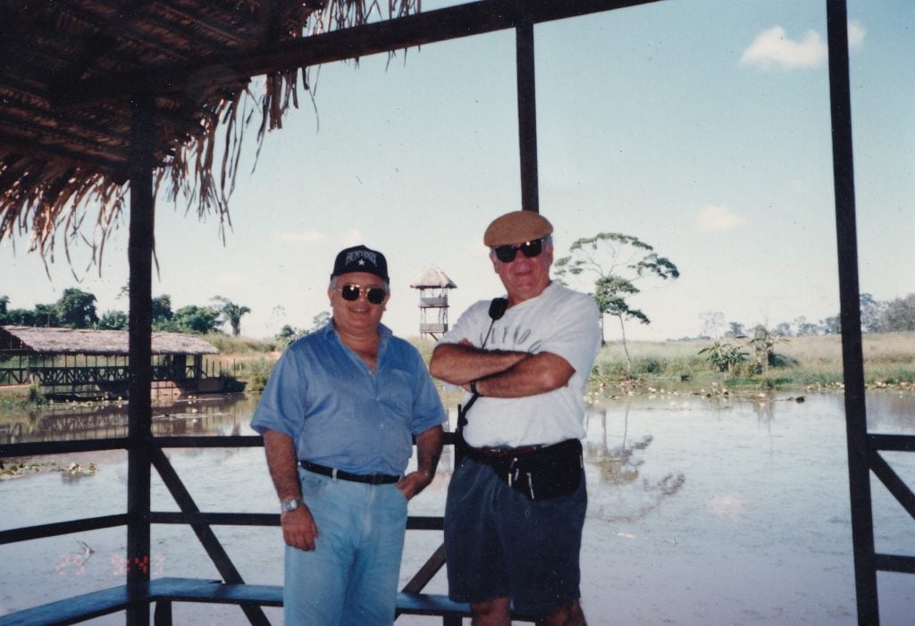 Manolo Echegaray Gómez de la Torre: “Siempre estuve enamorado de la publicidad” 5 MANOLO. CON ALFONSO MALDONADO. CINE 70 . FILMACION CIAL SAN JUAN. PUCALLPA