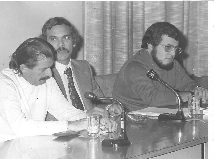 Manolo Echegaray Gómez de la Torre: “Siempre estuve enamorado de la publicidad” 3 MANOLO. CON TORIBIO Y TATO. LIMA copia