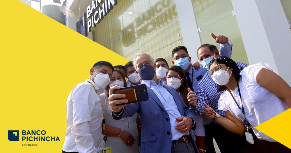 Banco Pichincha anuncia atributos enfocados en la digitalización en sus agencias para potenciar la experiencia del cliente