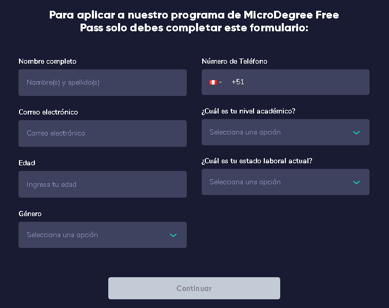 MicroDegree free pass: 50 cupos gratis para convertirte en un experto en Marketing digital 3 image 1