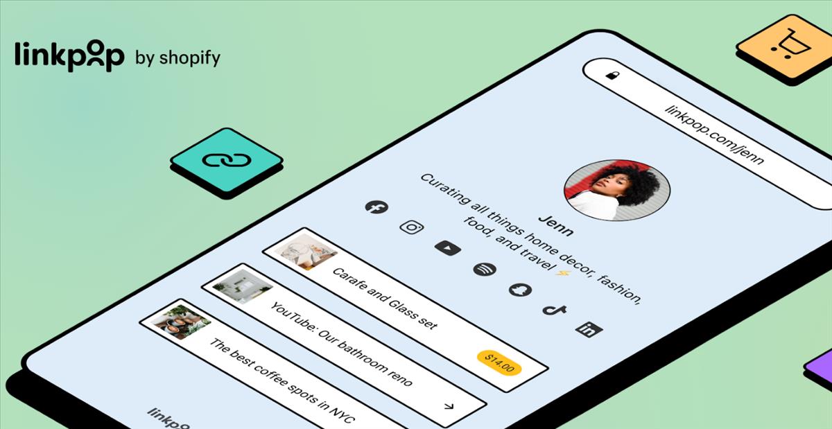 Shopify lanza nueva herramienta para creadores de contenido 1 linkpop