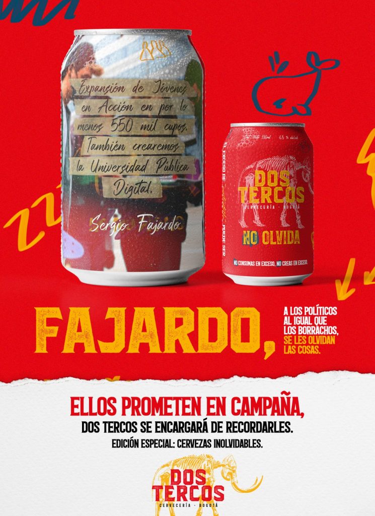 campaña lata cerveza colombia