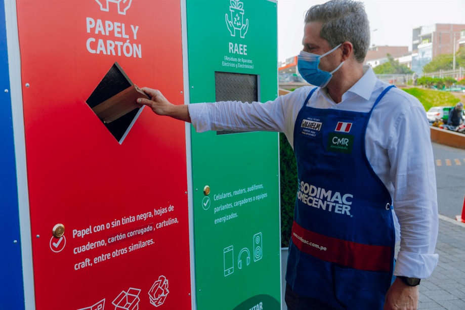 Sodimac y Maestro inauguran puntos para promover el reciclaje en tres tiendas de Lima