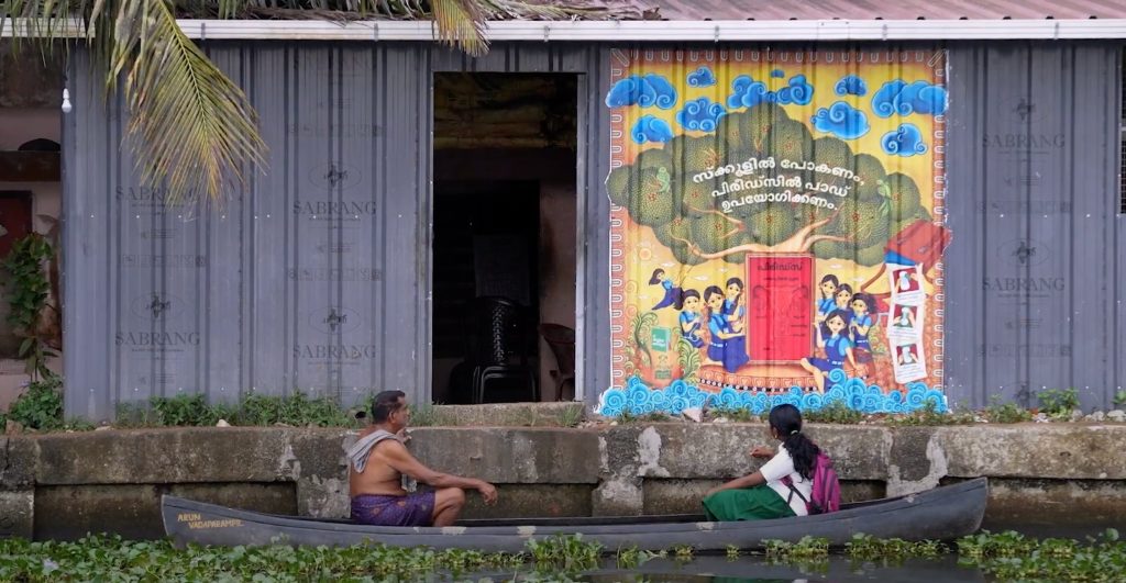 Marca de productos sanitarios pinta murales para educar a niñas sobre la menstruación 3 Leo Burnett India The Missing Chapter2