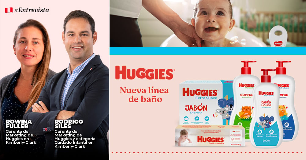 Huggies robustece la categoría de cuidado infantil y lanza cinco productos para la hora del baño de bebés
