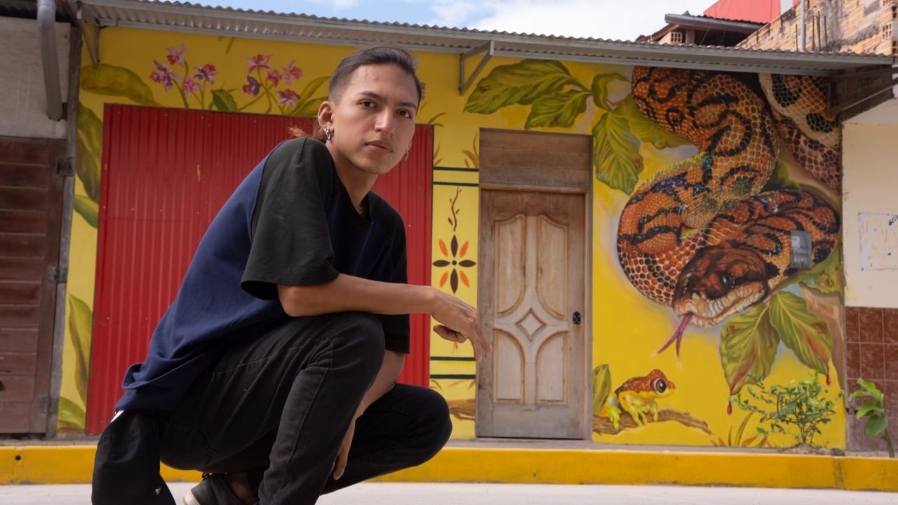 Inca Kola inauguró murales artísticos en Moyobamba elaborados por pintores locales 1 WhatsApp Image 2022 05 13 at 2.50.55 PM