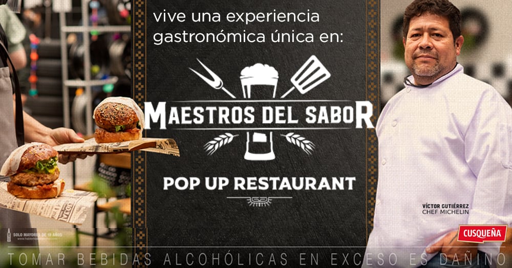 Cusqueña trae nuevamente el único restaurante pop-up con estrella Michelin en Perú 1 Cusqueña trae nuevamente el único restaurante pop-up con estrella Michelin en Perú